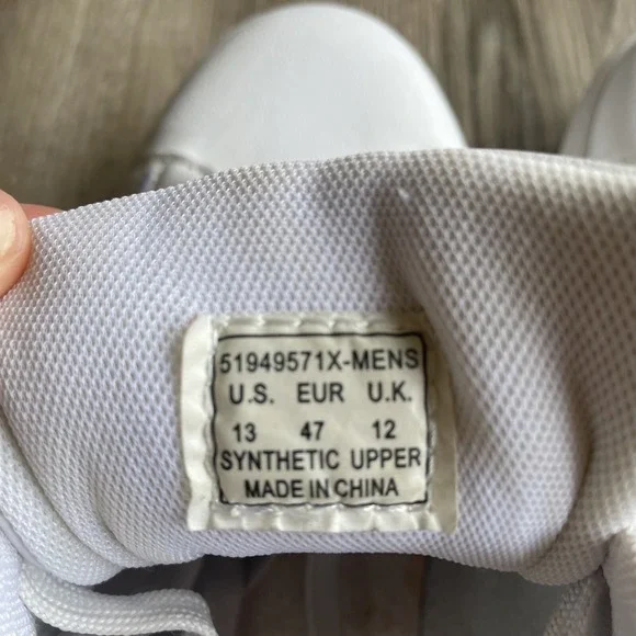 Levi's Sneakers Men's 13 White Casual Preppy Coastal Boat Leather Retro - Picture 7 of 8